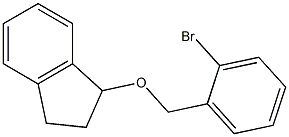 2-BROMOBENZYL-(1-INDANYL)ETHER Struktur