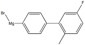 4-(3-FLUORO-6-METHYLPHENYL)PHENYLMAGNESIUM BROMIDE Struktur