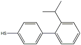 4-(2-ISOPROPYLPHENYL)THIOPHENOL Struktur