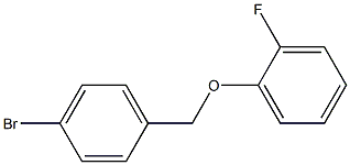 4-BROMOBENZYL-(2-FLUOROPHENYL)ETHER Struktur