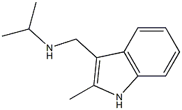 ISOPROPYL-(2-METHYL-1H-INDOL-3-YLMETHYL)-AMINE Struktur