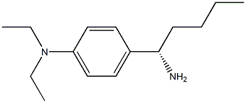 [4-((1S)-1-AMINOPENTYL)PHENYL]DIETHYLAMINE Struktur