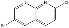 6-BROMO-2-CHLORO-[1,8]NAPHTHYRIDINE Struktur