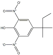 4-TERT-AMYL-2,6-DINITROPHENOL Struktur