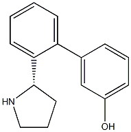 3-[2-((2S)PYRROLIDIN-2-YL)PHENYL]PHENOL Struktur