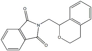 2-(3,4-DIHYDRO-1H-ISOCHROMEN-1-YLMETHYL)-1H-ISOINDOLE-1,3(2H)-DIONE Struktur