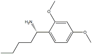 (1S)-1-(2,4-DIMETHOXYPHENYL)PENTYLAMINE Struktur