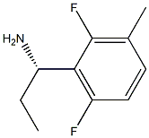 (1S)-1-(2,6-DIFLUORO-3-METHYLPHENYL)PROPYLAMINE Struktur