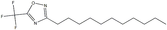 5-TRIFLUOROMETHYL-3-UNDECYL-1,2,4-OXADIAZOLE Struktur