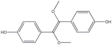 DIMETHOXYSTILBESTROL Struktur