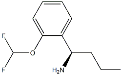 (1R)-1-[2-(DIFLUOROMETHOXY)PHENYL]BUTYLAMINE Struktur