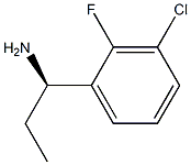 (1R)-1-(3-CHLORO-2-FLUOROPHENYL)PROPYLAMINE Struktur