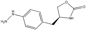 (S)-4-(4-HYDRAZINOBENZYL)-2-OXAZOLIDINONE Struktur