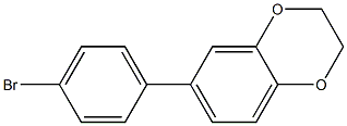 4-BROMO-3',4'-(ETHYLENEDIOXY)BIPHENYL Struktur