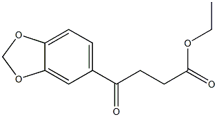 ETHYL 4-[3,4-(METHYLENEDIOXY)PHENYL]-4-OXOBUTYRATE Struktur