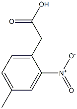 (4-METHYL-2-NITRO-PHENYL)-ACETIC ACID Struktur