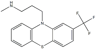 METHYL-[3-(2-TRIFLUOROMETHYL-PHENOTHIAZIN-10-YL)-PROPYL]-AMINE Struktur