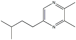 2,3-DIMETHYL-5-ISOAMYL PYRAZINE Struktur