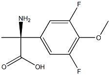 (2S)-2-AMINO-2-(3,5-DIFLUORO-4-METHOXYPHENYL)PROPANOIC ACID Struktur