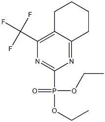 [5,6,7,8-TETRAHYDRO-4-(TRIFLUOROMETHYL)QUINAZOLIN-2-YL]PHOSPHONIC ACID DIETHYL ESTER Struktur