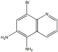 8-BROMOQUINOLINE-5,6-DIAMINE Struktur