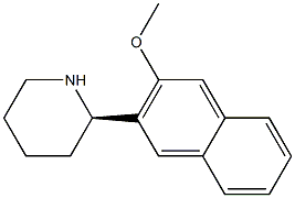 (R)-2-(3-METHOXYNAPHTHALEN-2-YL)PIPERIDINE Struktur