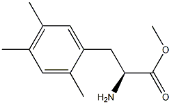 METHYL (2S)-2-AMINO-3-(2,4,5-TRIMETHYLPHENYL)PROPANOATE Struktur