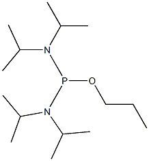 N-PROPYL TETRAISOPROPYLPHOSPHORODIAMIDITE Struktur