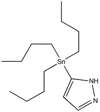 5-(TRIBUTYLSTANNYL)PYRAZOLE Struktur