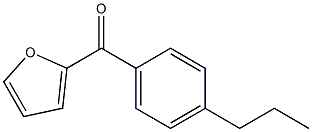 2-(4-N-PROPYLBENZOYL)FURAN Struktur