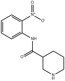 PIPERIDINE-3-CARBOXYLIC ACID (2-NITRO-PHENYL)-AMIDE Struktur