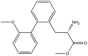 METHYL (2S)-2-AMINO-3-[2-(2-METHOXYPHENYL)PHENYL]PROPANOATE Struktur