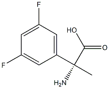 (2R)-2-AMINO-2-(3,5-DIFLUOROPHENYL)PROPANOIC ACID Struktur