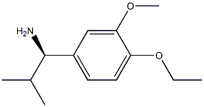 (1R)-1-(4-ETHOXY-3-METHOXYPHENYL)-2-METHYLPROPYLAMINE Struktur