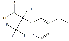 3,3,3-TRIFLUORO-2-HYDROXY-2-(3-METHOXYPHENYL)PROPIONIC ACID Struktur