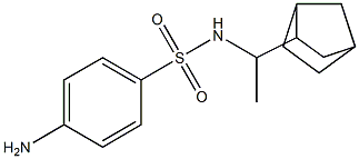 4-AMINO-N-(1-BICYCLO[2.2.1]HEPT-2-YLETHYL)BENZENESULFONAMIDE Struktur