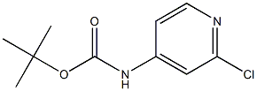 (2-CHLORO-PYRIDIN-4-YL)-CARBAMIC ACID TERT-BUTYL ESTER Struktur