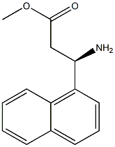 METHYL (3R)-3-AMINO-3-NAPHTHYLPROPANOATE Struktur