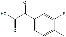 3-FLUORO-4-METHYLBENZOYLFORMIC ACID Struktur