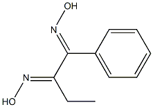 1-PHENYL-BUTANE-1,2-DIONE DIOXIME Struktur