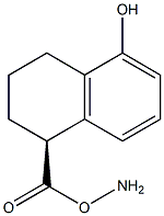 (1S)-1-AMINO-5-HYDROXY-1,2,3,4-TETRAHYDRONAPHTHALENECARBOXYLIC ACID Struktur