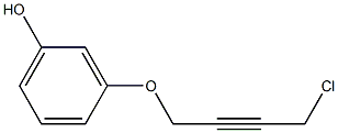 3-(4-CHLORO-BUT-2-YNYLOXY)-PHENOL Struktur