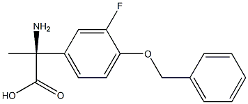 (2S)-2-AMINO-2-[3-FLUORO-4-(PHENYLMETHOXY)PHENYL]PROPANOIC ACID Struktur