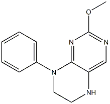 2-METHOXY-8-PHENYL-5,6,7,8-TETRAHYDROPTERIDINE Struktur