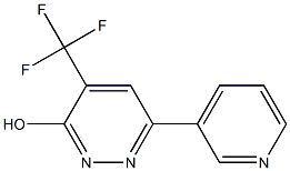 3-HYDROXY-6-(3-PYRIDINYL)-4-(TRIFLUOROMETHYL)PYRIDAZINE Struktur