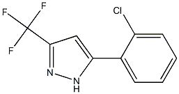 5-(2-CHLOROPHENYL)-3-(TRIFLUOROMETHYL)PYRAZOLE Struktur