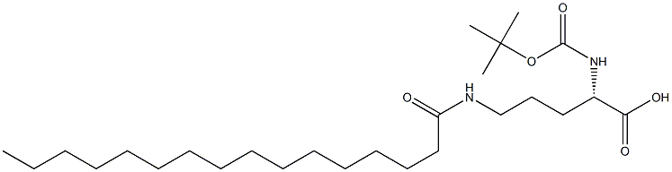 BOC-L-ORN(PALM)-OH Struktur