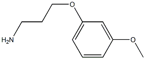 3-(3-METHOXY-PHENOXY)-PROPYLAMINE Struktur