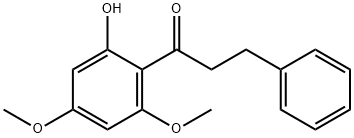 1-(2-HYDROXY-4,6-DIMETHOXY-PHENYL)-3-PHENYL-PROPAN-1-ONE Struktur