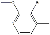 3-BROMO-2-METHOXY-4-METHYLPYRIDINE Struktur